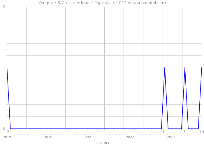 Verspoor B.V. (Netherlands) Page visits 2024 