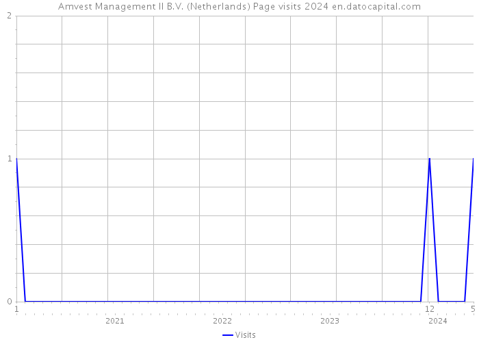 Amvest Management II B.V. (Netherlands) Page visits 2024 