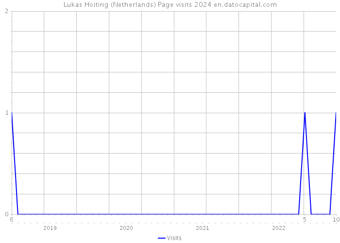 Lukas Hoiting (Netherlands) Page visits 2024 