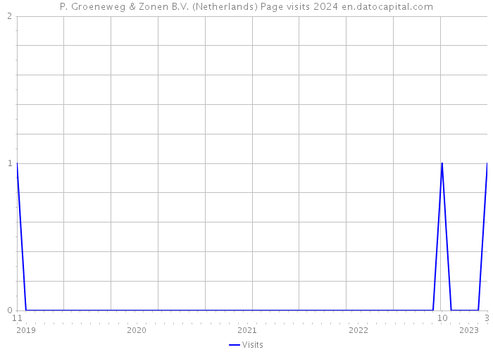 P. Groeneweg & Zonen B.V. (Netherlands) Page visits 2024 