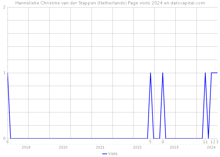 Hannelieke Christine van der Stappen (Netherlands) Page visits 2024 