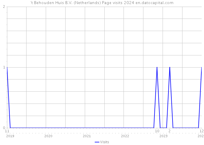 't Behouden Huis B.V. (Netherlands) Page visits 2024 