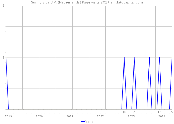 Sunny Side B.V. (Netherlands) Page visits 2024 