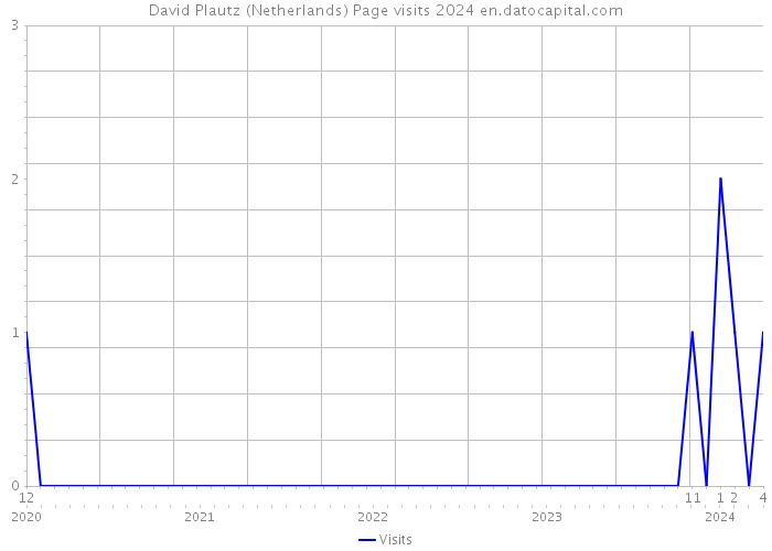 David Plautz (Netherlands) Page visits 2024 