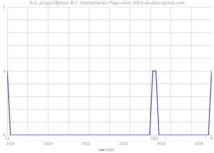 R.G. Jongen Beheer B.V. (Netherlands) Page visits 2024 
