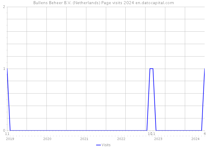 Bullens Beheer B.V. (Netherlands) Page visits 2024 