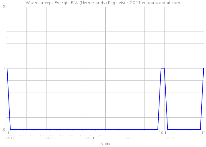 Woonconcept Energie B.V. (Netherlands) Page visits 2024 