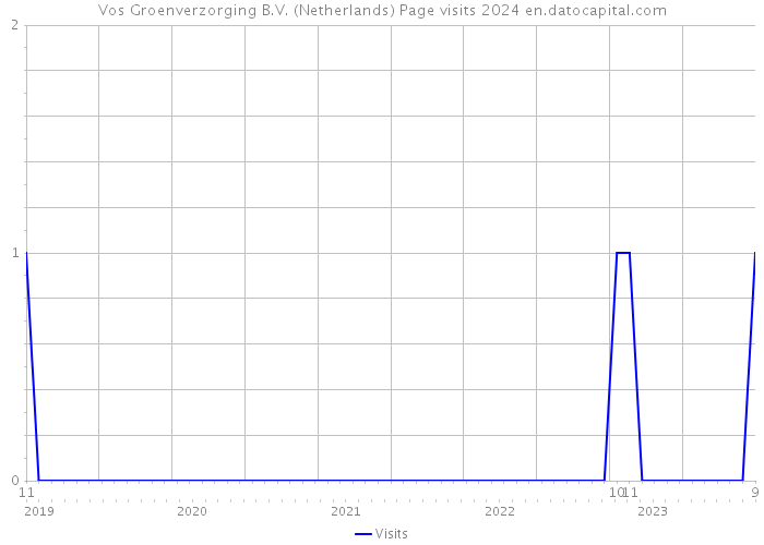 Vos Groenverzorging B.V. (Netherlands) Page visits 2024 