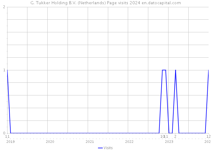 G. Tukker Holding B.V. (Netherlands) Page visits 2024 