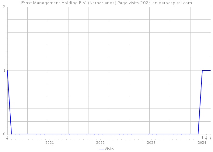 Ernst Management Holding B.V. (Netherlands) Page visits 2024 