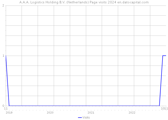 A.A.A. Logistics Holding B.V. (Netherlands) Page visits 2024 