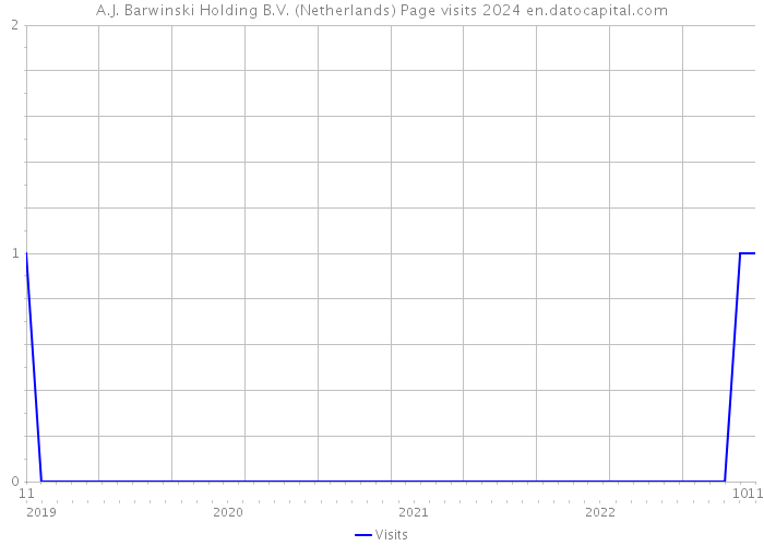 A.J. Barwinski Holding B.V. (Netherlands) Page visits 2024 