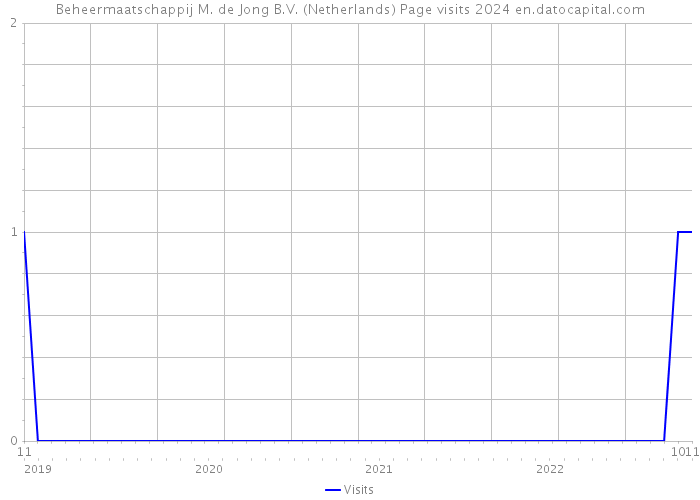 Beheermaatschappij M. de Jong B.V. (Netherlands) Page visits 2024 