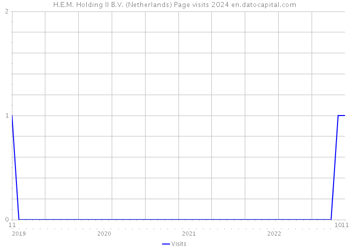 H.E.M. Holding II B.V. (Netherlands) Page visits 2024 