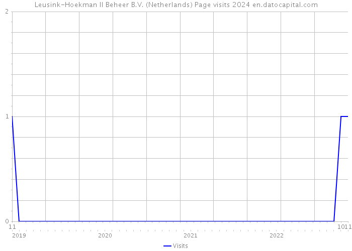 Leusink-Hoekman II Beheer B.V. (Netherlands) Page visits 2024 