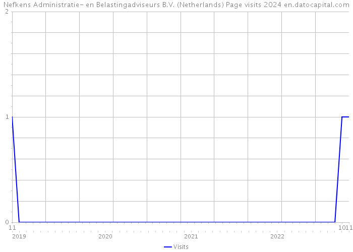 Nefkens Administratie- en Belastingadviseurs B.V. (Netherlands) Page visits 2024 
