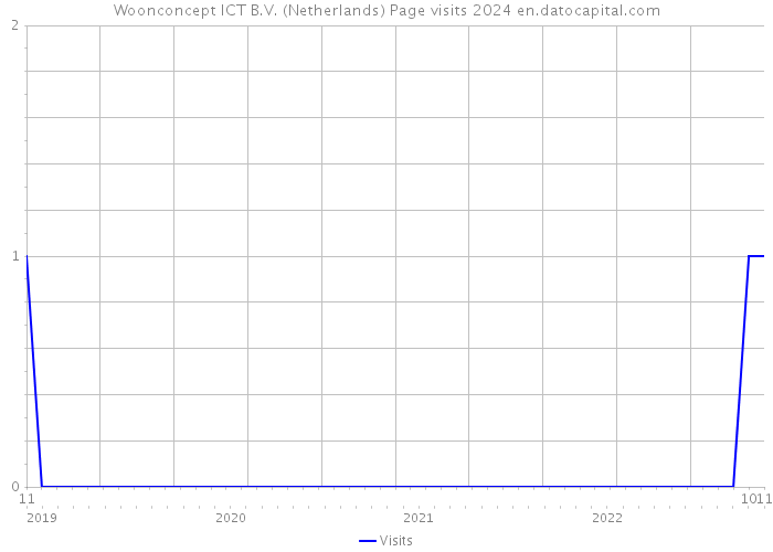 Woonconcept ICT B.V. (Netherlands) Page visits 2024 