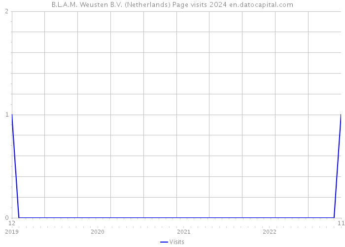 B.L.A.M. Weusten B.V. (Netherlands) Page visits 2024 