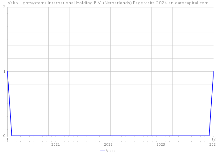 Veko Lightsystems International Holding B.V. (Netherlands) Page visits 2024 