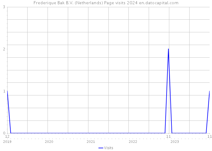 Frederique Bak B.V. (Netherlands) Page visits 2024 