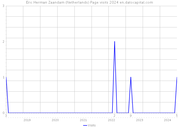 Eric Herman Zaandam (Netherlands) Page visits 2024 