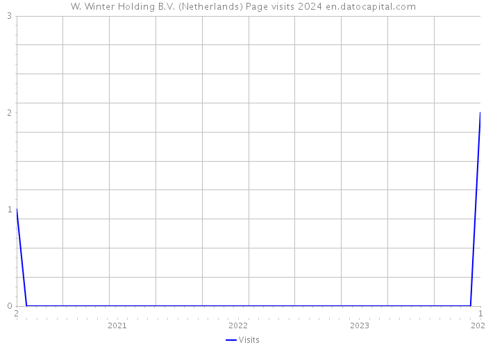 W. Winter Holding B.V. (Netherlands) Page visits 2024 