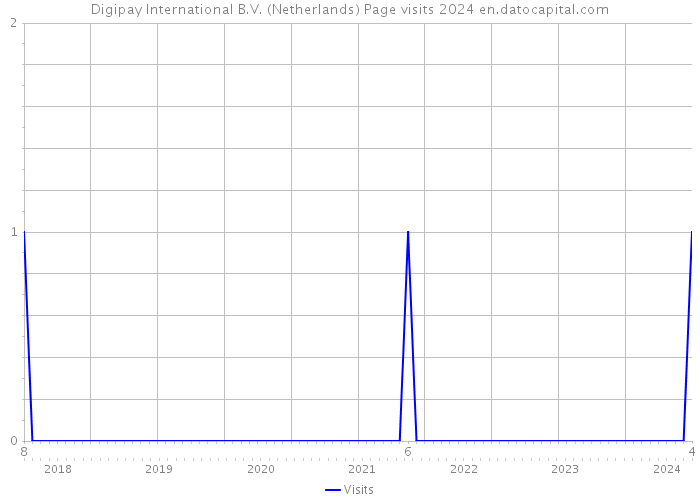 Digipay International B.V. (Netherlands) Page visits 2024 