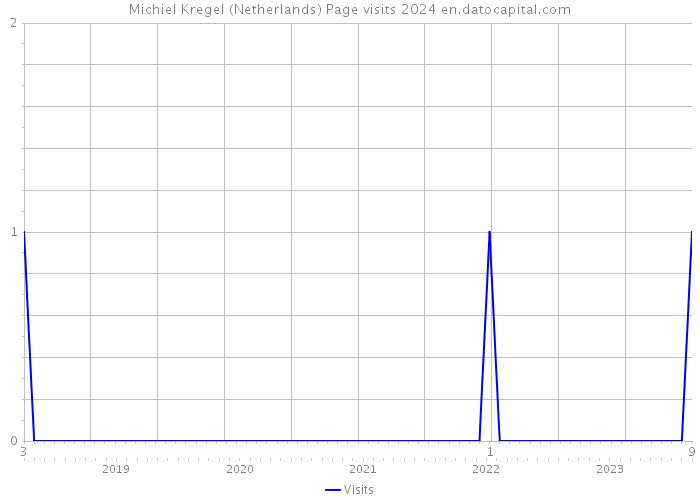 Michiel Kregel (Netherlands) Page visits 2024 