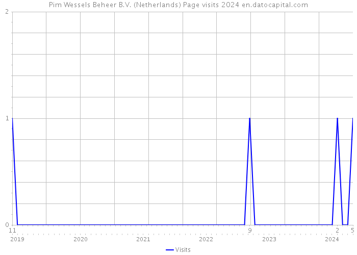 Pim Wessels Beheer B.V. (Netherlands) Page visits 2024 
