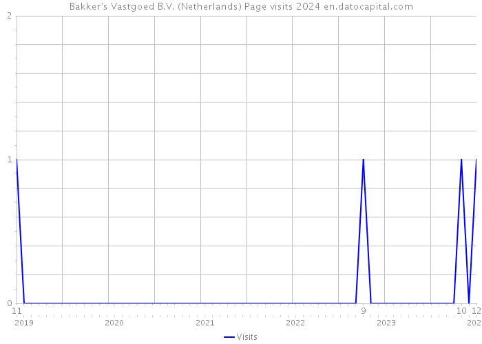 Bakker's Vastgoed B.V. (Netherlands) Page visits 2024 