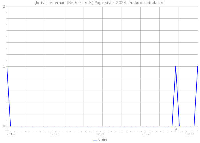 Joris Loedeman (Netherlands) Page visits 2024 