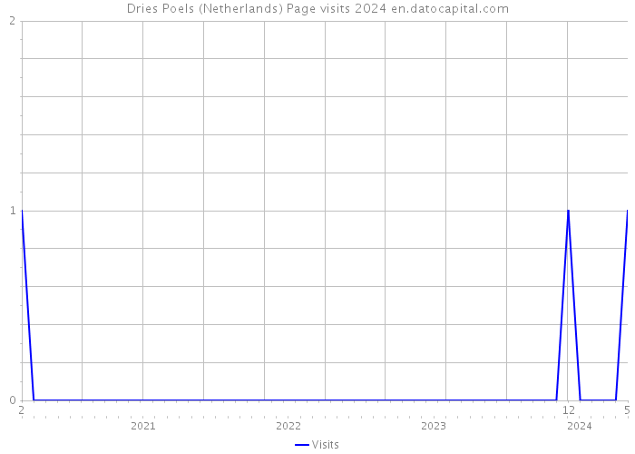 Dries Poels (Netherlands) Page visits 2024 