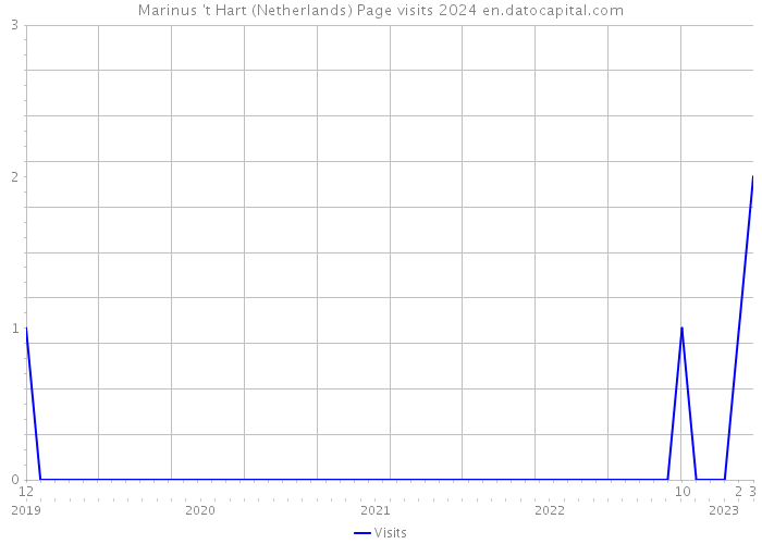 Marinus 't Hart (Netherlands) Page visits 2024 