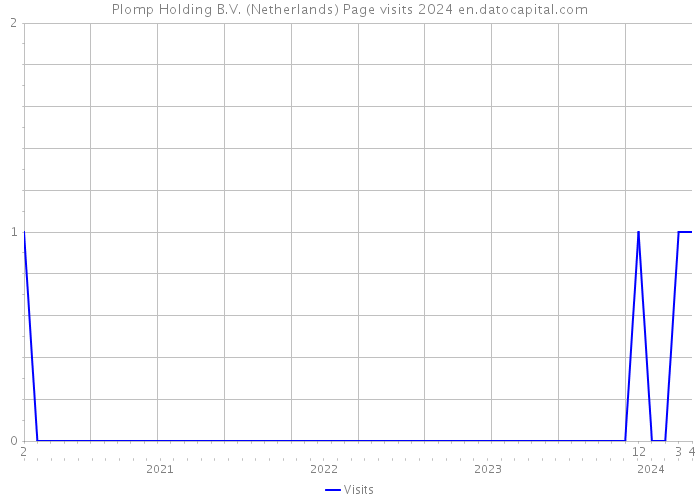 Plomp Holding B.V. (Netherlands) Page visits 2024 