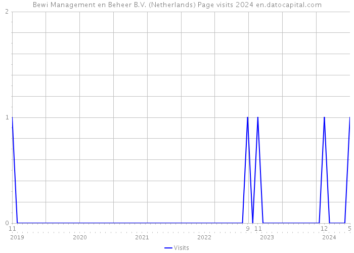 Bewi Management en Beheer B.V. (Netherlands) Page visits 2024 