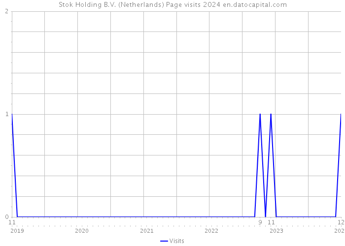 Stok Holding B.V. (Netherlands) Page visits 2024 