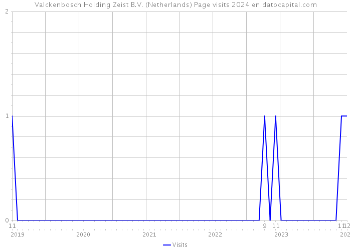 Valckenbosch Holding Zeist B.V. (Netherlands) Page visits 2024 
