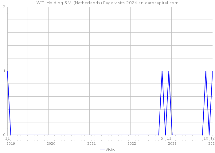 W.T. Holding B.V. (Netherlands) Page visits 2024 