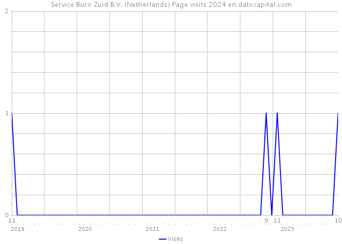 Service Buro Zuid B.V. (Netherlands) Page visits 2024 