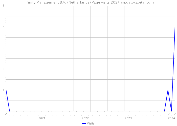 Infinity Management B.V. (Netherlands) Page visits 2024 
