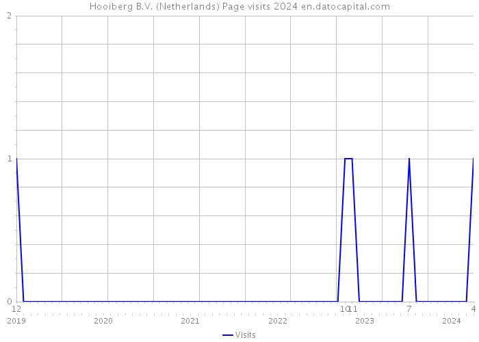 Hooiberg B.V. (Netherlands) Page visits 2024 