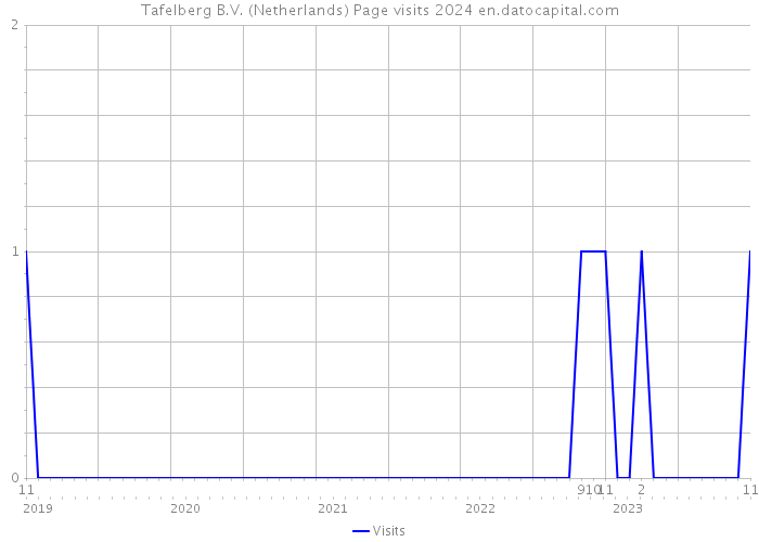 Tafelberg B.V. (Netherlands) Page visits 2024 