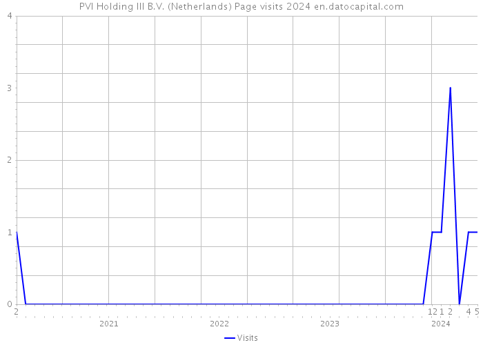 PVI Holding III B.V. (Netherlands) Page visits 2024 