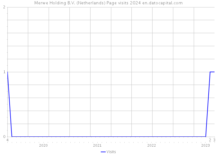 Merwe Holding B.V. (Netherlands) Page visits 2024 