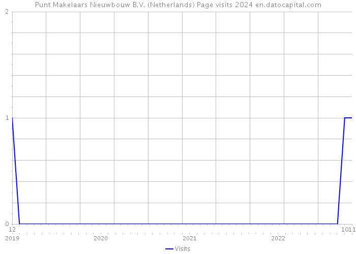 Punt Makelaars Nieuwbouw B.V. (Netherlands) Page visits 2024 