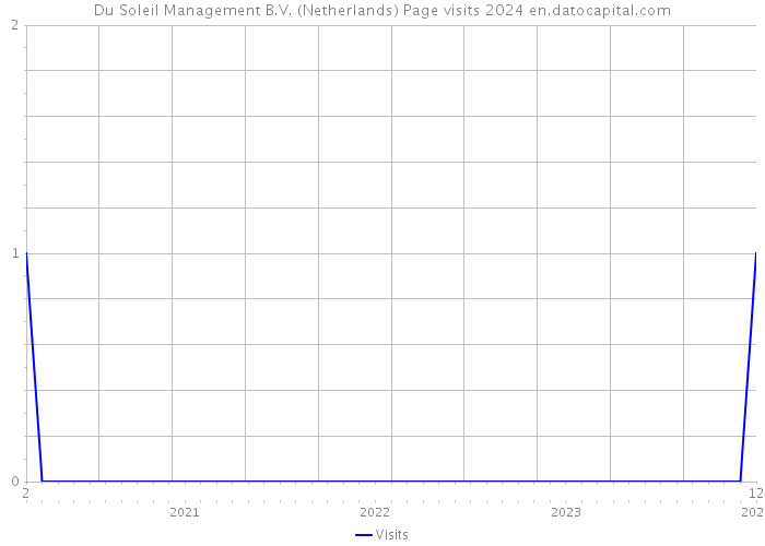 Du Soleil Management B.V. (Netherlands) Page visits 2024 