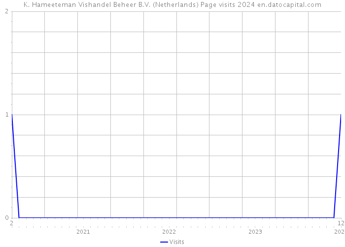 K. Hameeteman Vishandel Beheer B.V. (Netherlands) Page visits 2024 