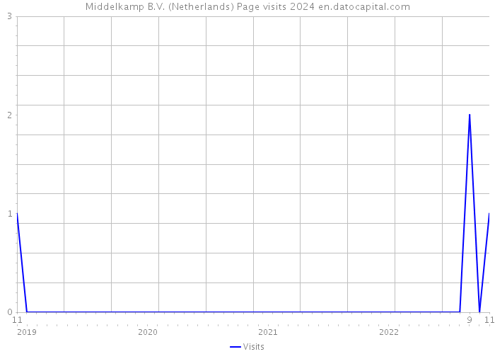 Middelkamp B.V. (Netherlands) Page visits 2024 