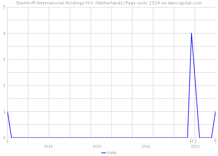 Steinhoff International Holdings N.V. (Netherlands) Page visits 2024 