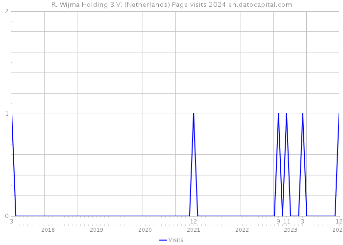 R. Wijma Holding B.V. (Netherlands) Page visits 2024 